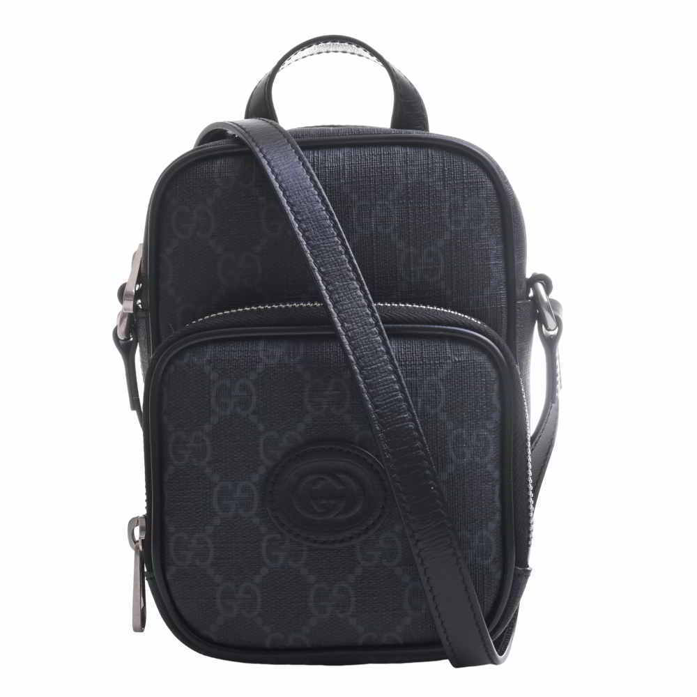 Gucci GG Supreme Mini Shoulder Bag Black